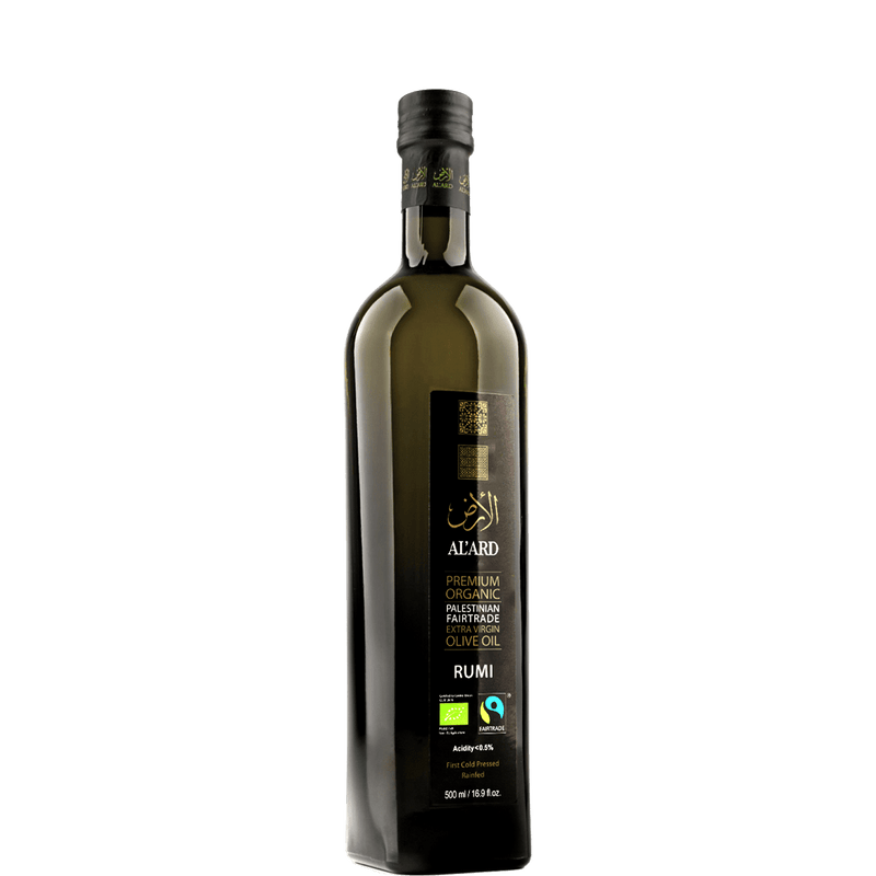 Al'ard USA Olive Oil Premium Fair Trade Organic Rumi Extra virgin Olive oil (500ml)(AVAILABLE AFTER 12/28/2023)