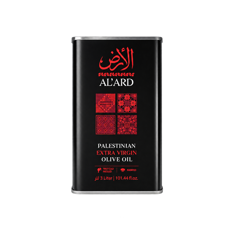 2025/2026 Harvest - Extra Virgin Palestinian Olive Oil - 3L/101.4fl oz