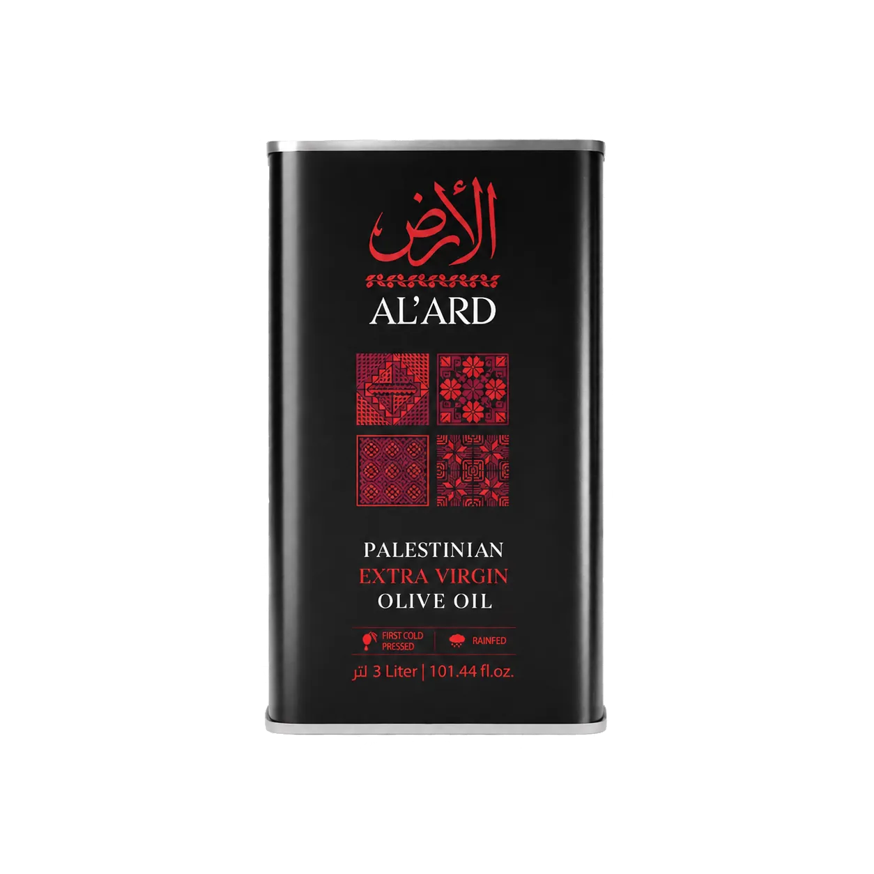 Al'ard Products Extra Virgin Olive Oil Tin - 3L/101.4fl oz