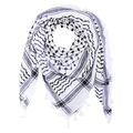 Palestinian Black and White Kufiya (Made in Palestine)