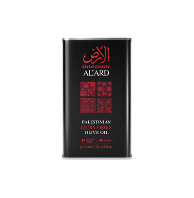 Al'ard Products Pre-order Now 2025 Harvest - Extra Virgin Palestinian Olive Oil - 3L/101.4fl oz