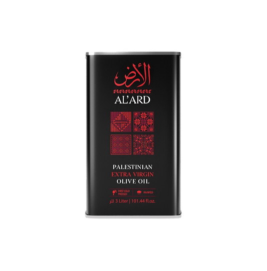 Al'ard Products Pre-order Now 2025 Harvest - Extra Virgin Palestinian Olive Oil - 3L/101.4fl oz