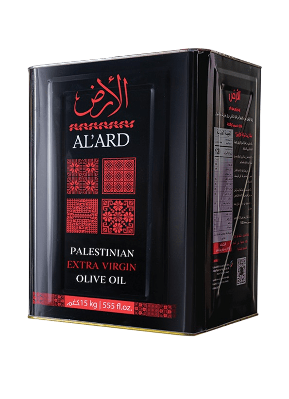 Al'ard USA Extra Virgin Palestinian Olive Oil - 16.4L (15kg) TIN