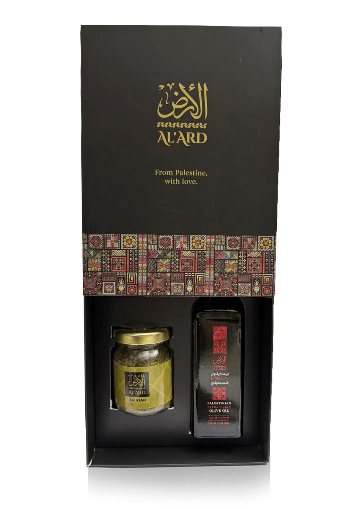 Al'ard USA Al’Ard Mini Gift Box - Extra Virgin Olive Oil - 100ml + Premium Za'atar 30g