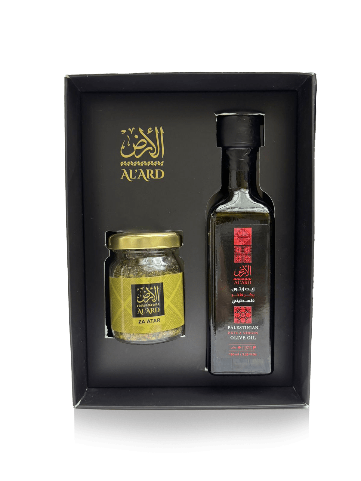 Al'ard USA Al’Ard Mini Gift Box - Extra Virgin Olive Oil - 100ml + Premium Za'atar 30g