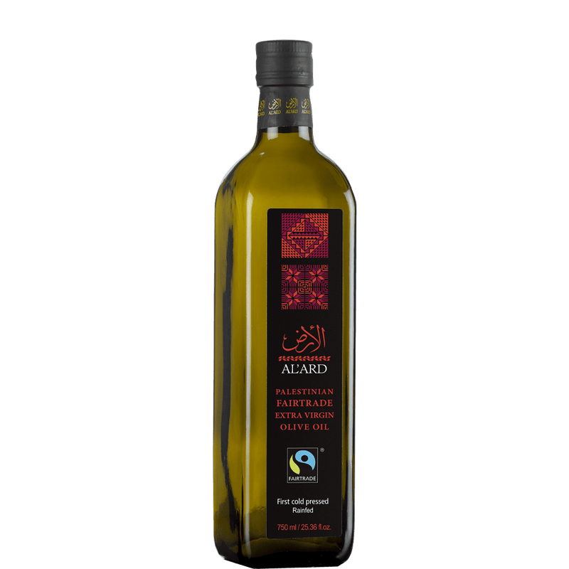 Al'ard USA Palestinian Fairtrade Extra Virgin Olive Oil 750ml (New Harvest)