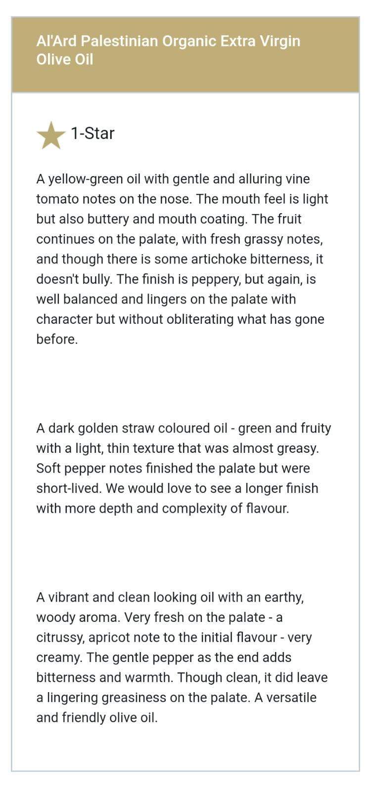 Organic Extra Virgin Olive Oil