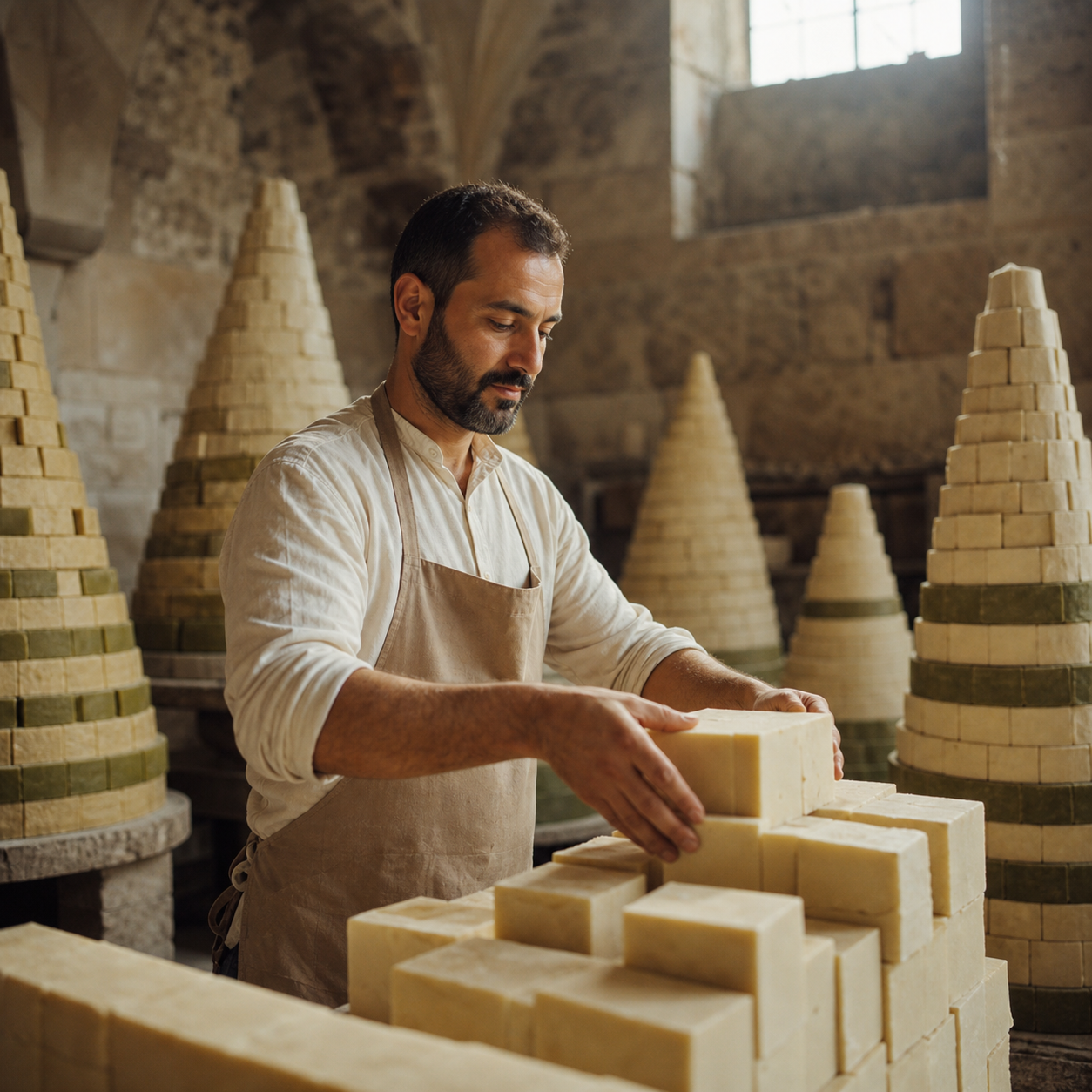 Palestinian local producer at work